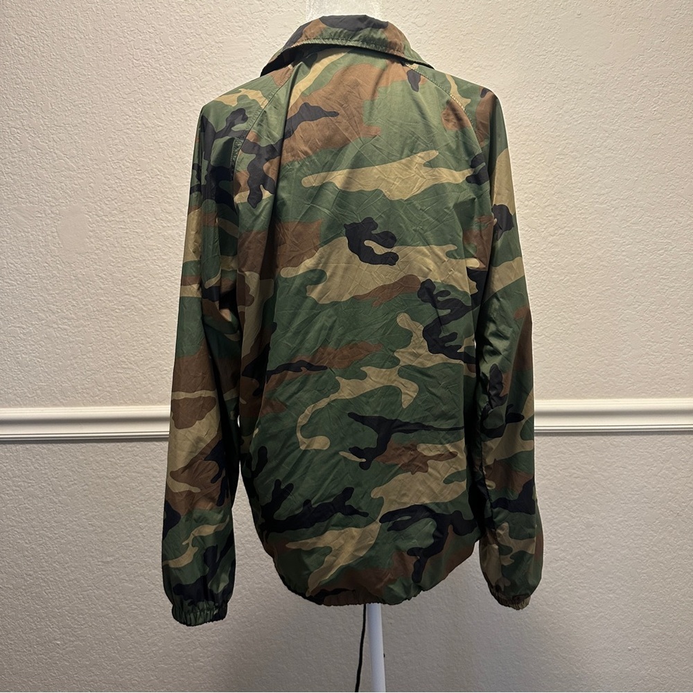 Huf Camouflage Nylon Windbreaker Jacket Lightweight Men's Size M Mesh Lining - Picture 6 of 6